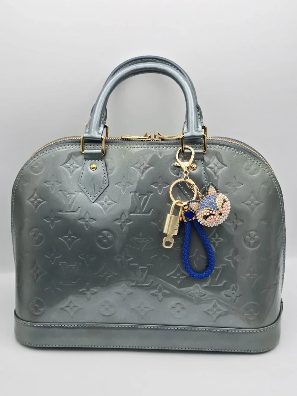 Louis Vuitton Gold Lock 🔑 Authentic LV Padlock + Unbranded Fox Head Bag Charm